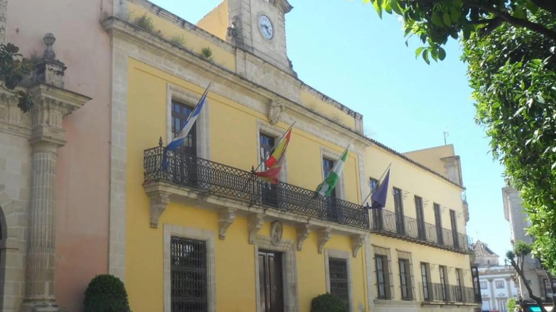 Fachada del Ayuntamiento de Jerez de la Frontera