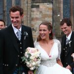 Andy Murray y Kim Sears se casaron en abril de 2015.
