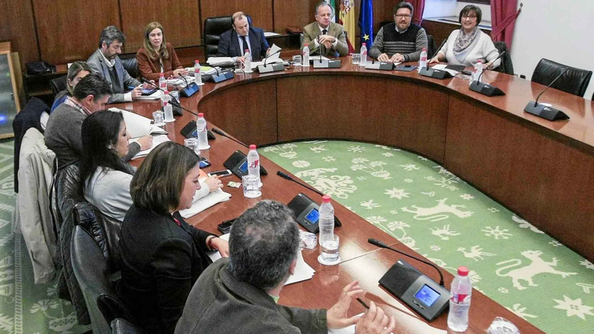 Los integrantes de la comisión parlamentaria de investigación sobre los cursos volvieron a reunirse ayer
