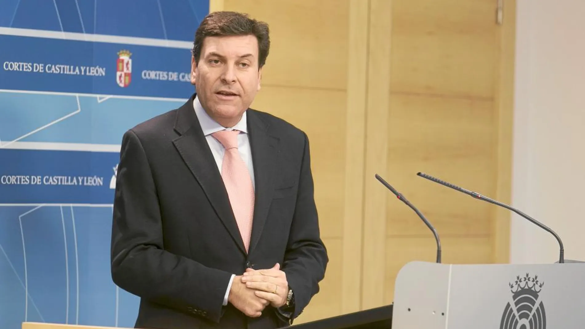 El portavoz del Grupo Parlamentario Popular, Carlos Fernández Carriedo