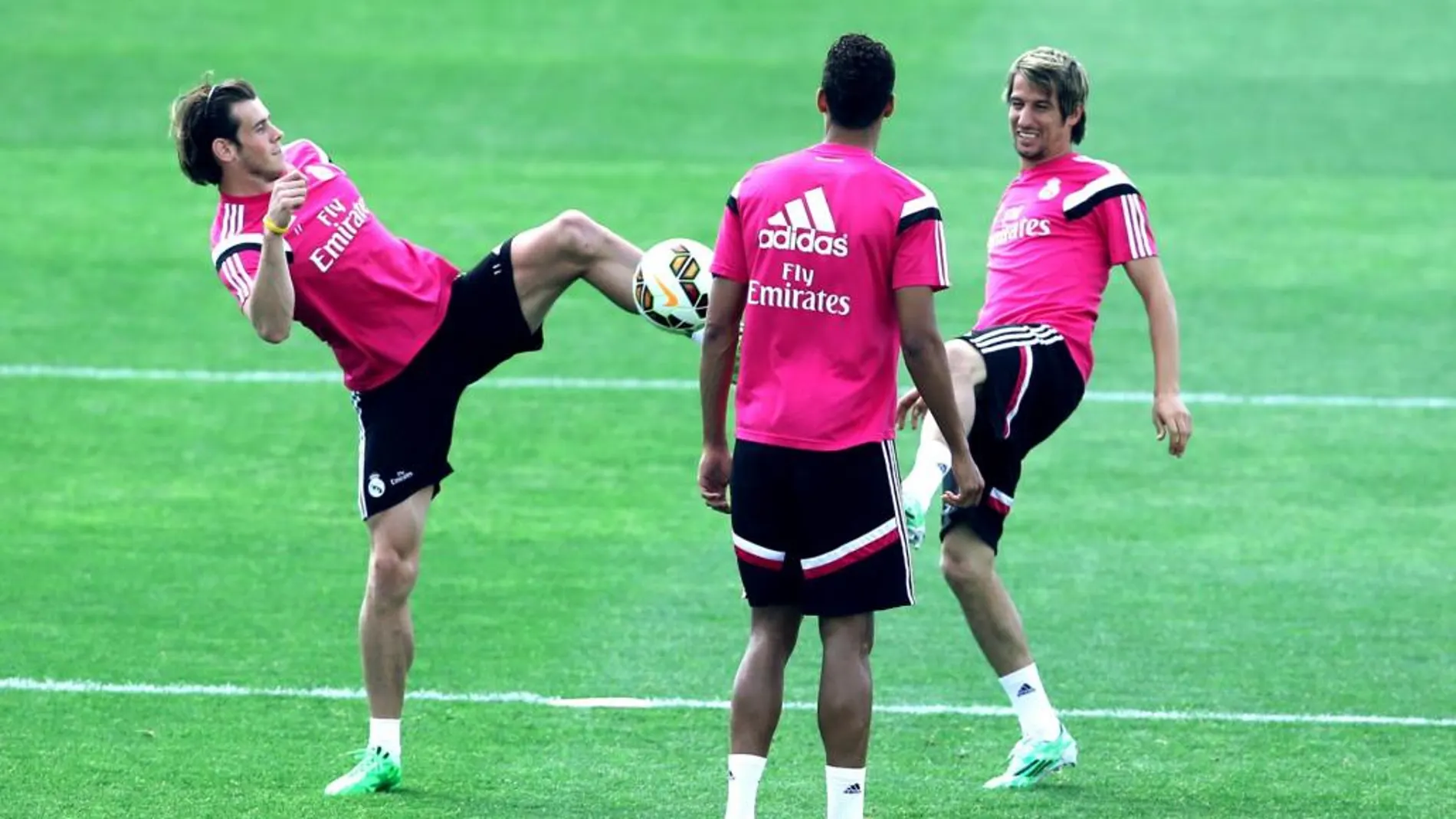 Bale durante un entrenamiento