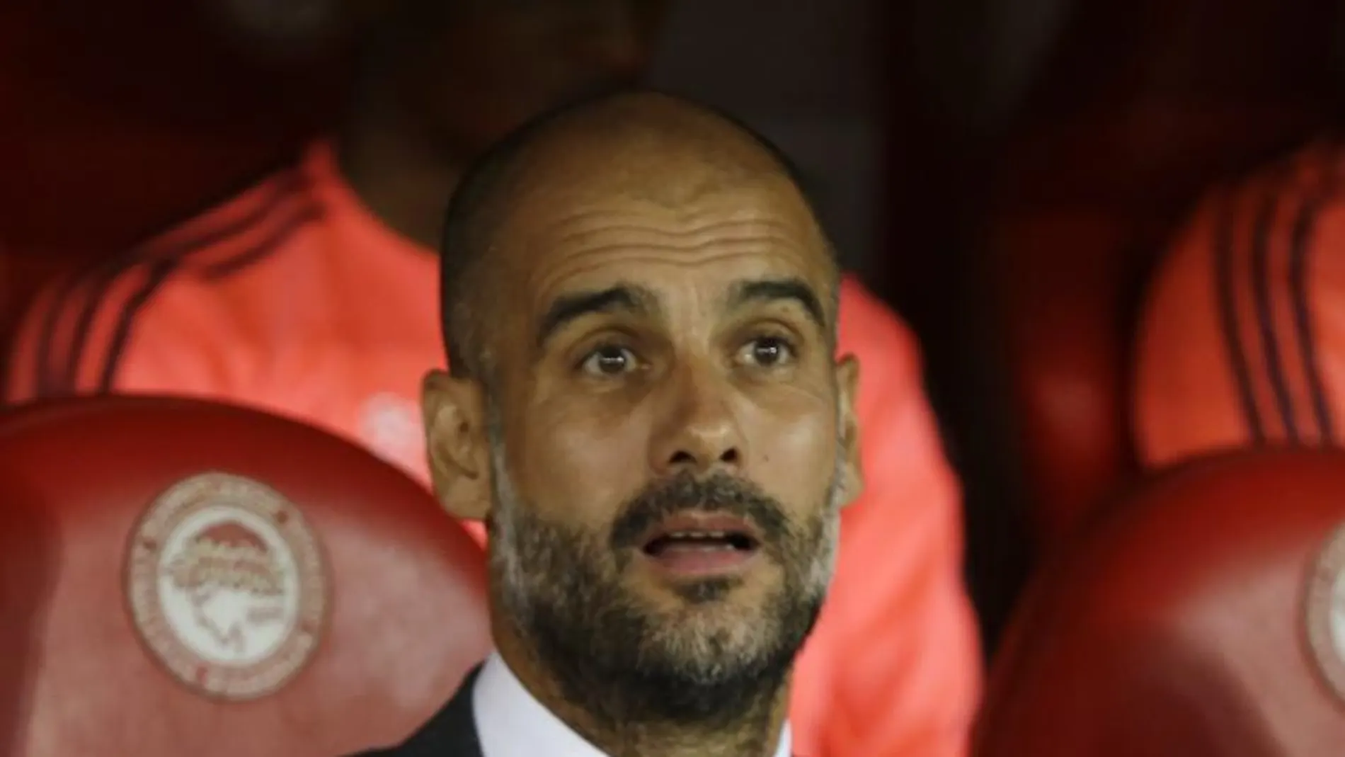 El técnico del Bayer, Pep Guardiola.