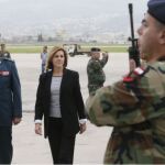 La ministra de Defensa aterriza en Líbano