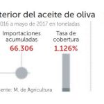 Menos consumo de aceite de oliva y más exportaciones