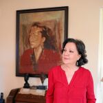 Carmen Linares, «la dama del cante», ayer, en su casa de Madrid