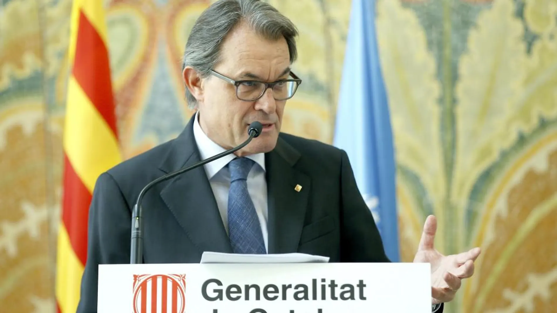 El presidente de la Generalitat, Artur Mas, ha asegurado hoy en una declaración institucional con motivo del 70 aniversario de Naciones Unidas.
