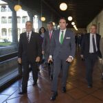 Juan Carlos Suárez-Quiñones y Humberto Delgado se reúnen en Ávila con expertos europeos y opas agrarias