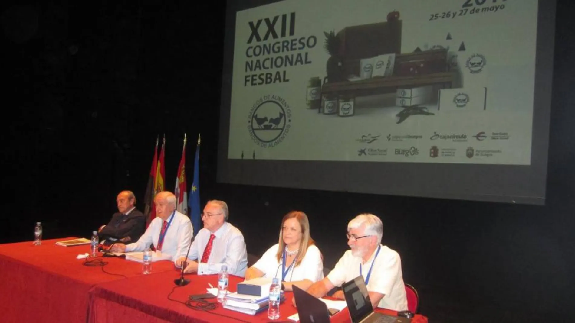 Clausura del Congreso del Banco de Alimentos en Burgos