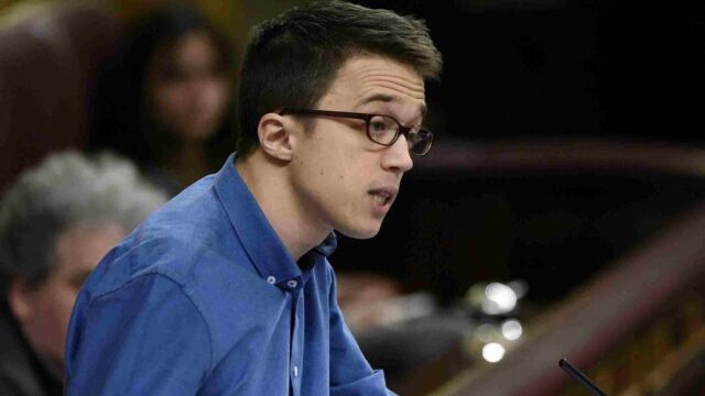 Íñigo Errejón durante su intervención el primer pleno ordinario del Congreso el pasado martes, 15 de marzo.