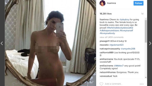 Lisa Rinna, de 'Melrose Place', reivindica su impresionante cuerpo a los 53 años con un desnudo