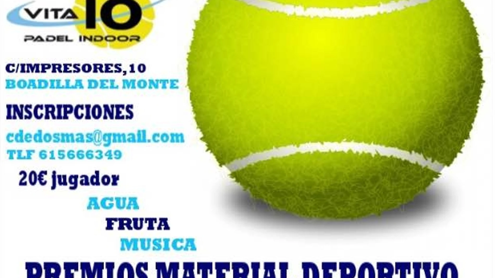 Cartel del torneo