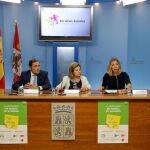 Antonio María Sáez Aguado, Milagros Carvajal y Alicia García presentan los actos del Día de Alzheimer