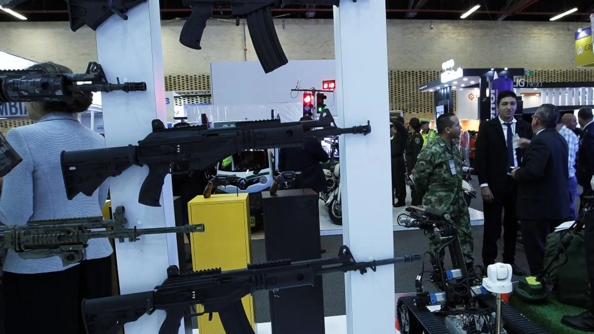 Imagen de archivo de la feria Expodefensa en Bogotá