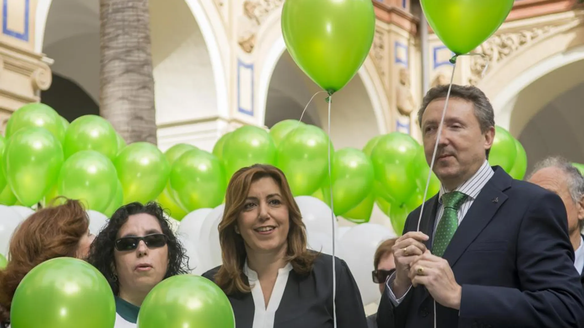 Susana Díaz, en la presentación del cupón de la ONCE del 28 de febrero