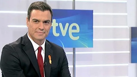 Sánchez, en la entrevista que ha concedido a RTVE