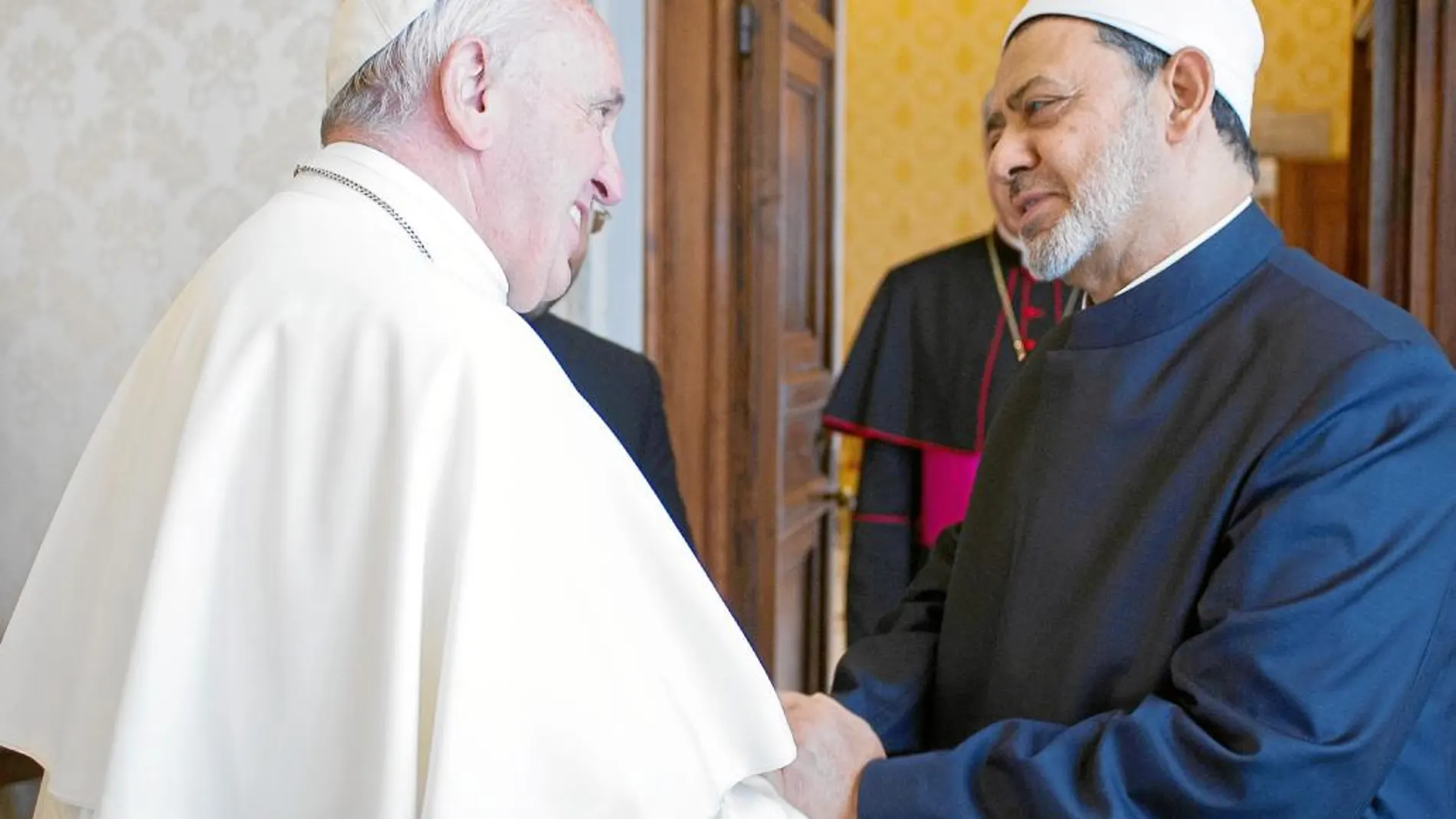 El obispo de Roma se reunió durante más de 30 minutos con el representante de la rama sunita de la religión musulmana