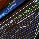 Panel de el principal indicador de la Bolsa española, el IBEX 35