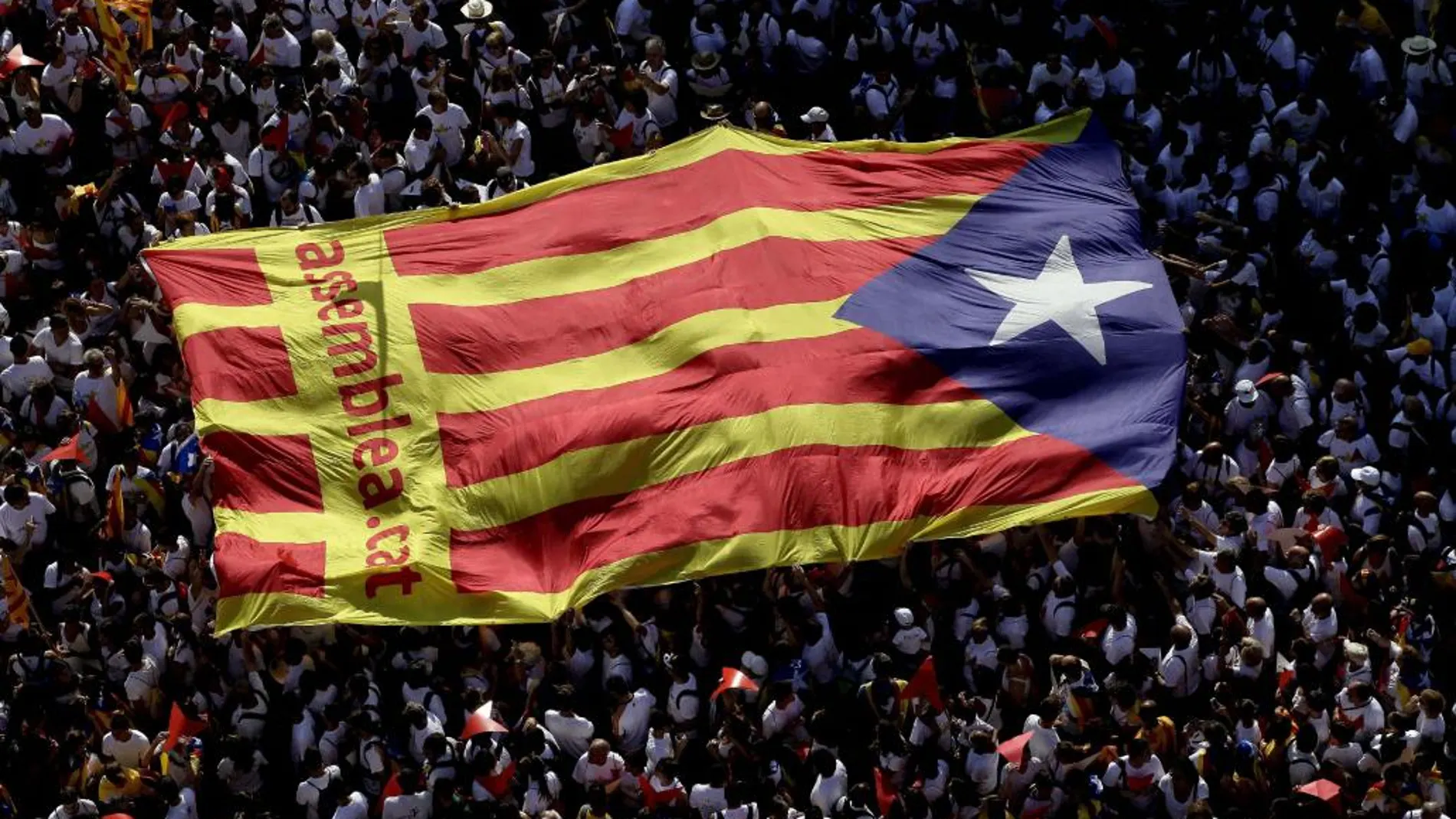 Manifestación por la Diada de Cataluña