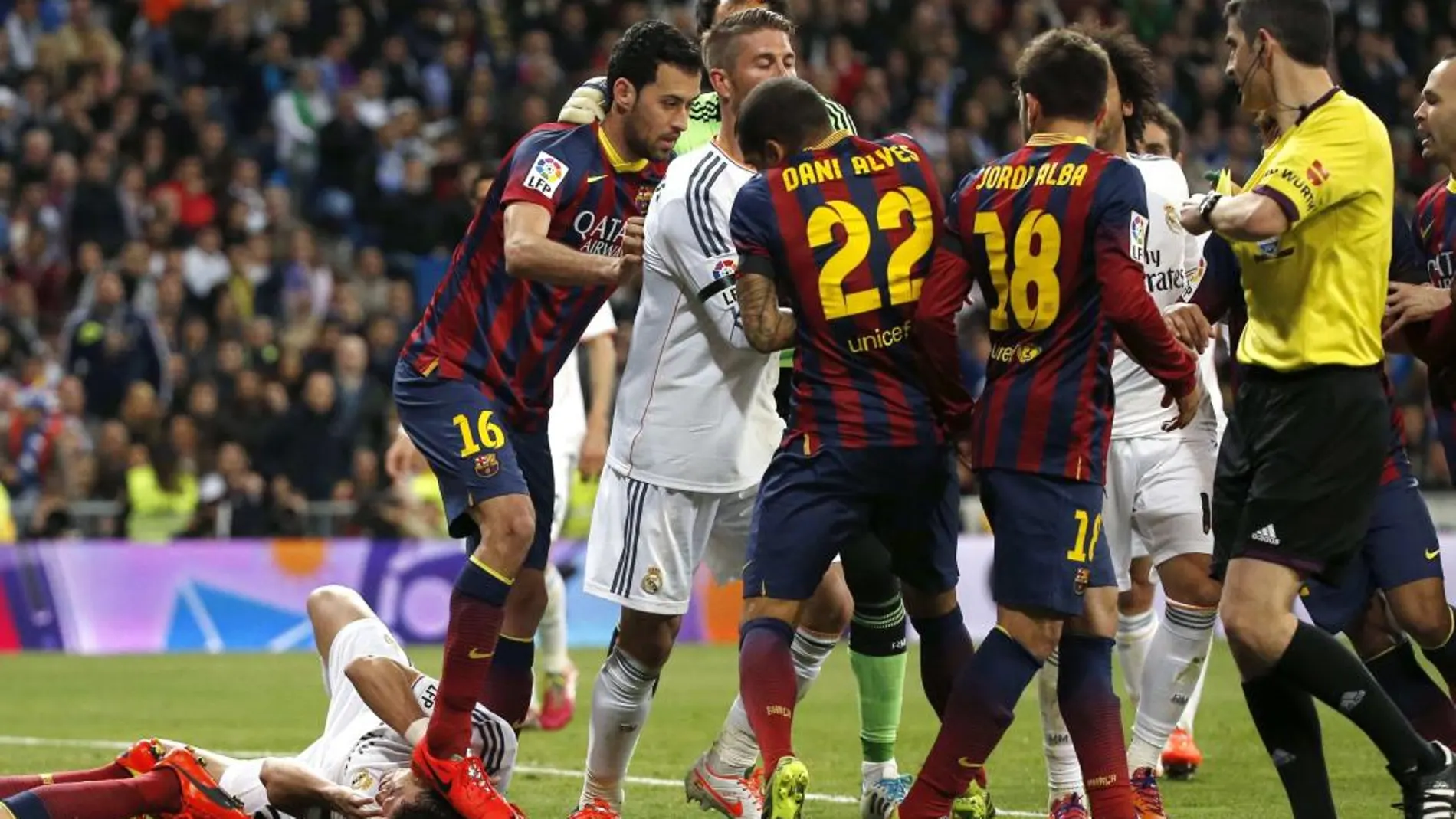 Imagen del clásico disputado el 23 de marzo de 2014