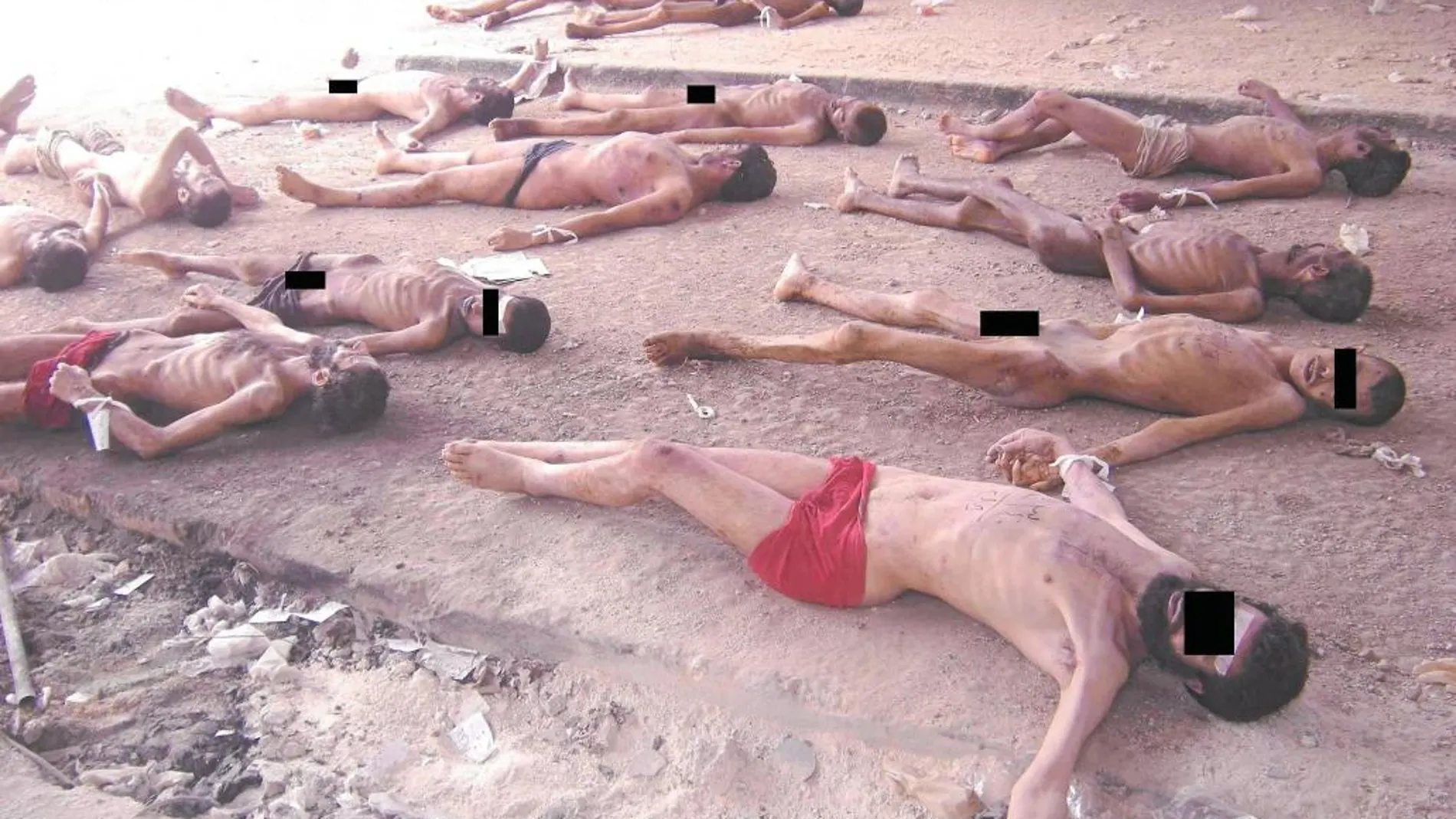 Una de las imágenes tomadas por «César», nombre en clave del fotógrafo que ha denunciado las torturas de las Fuerzas de Seguridad sirias