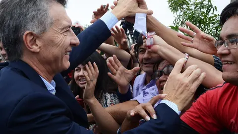 El presidente argentino Mauricio Macri