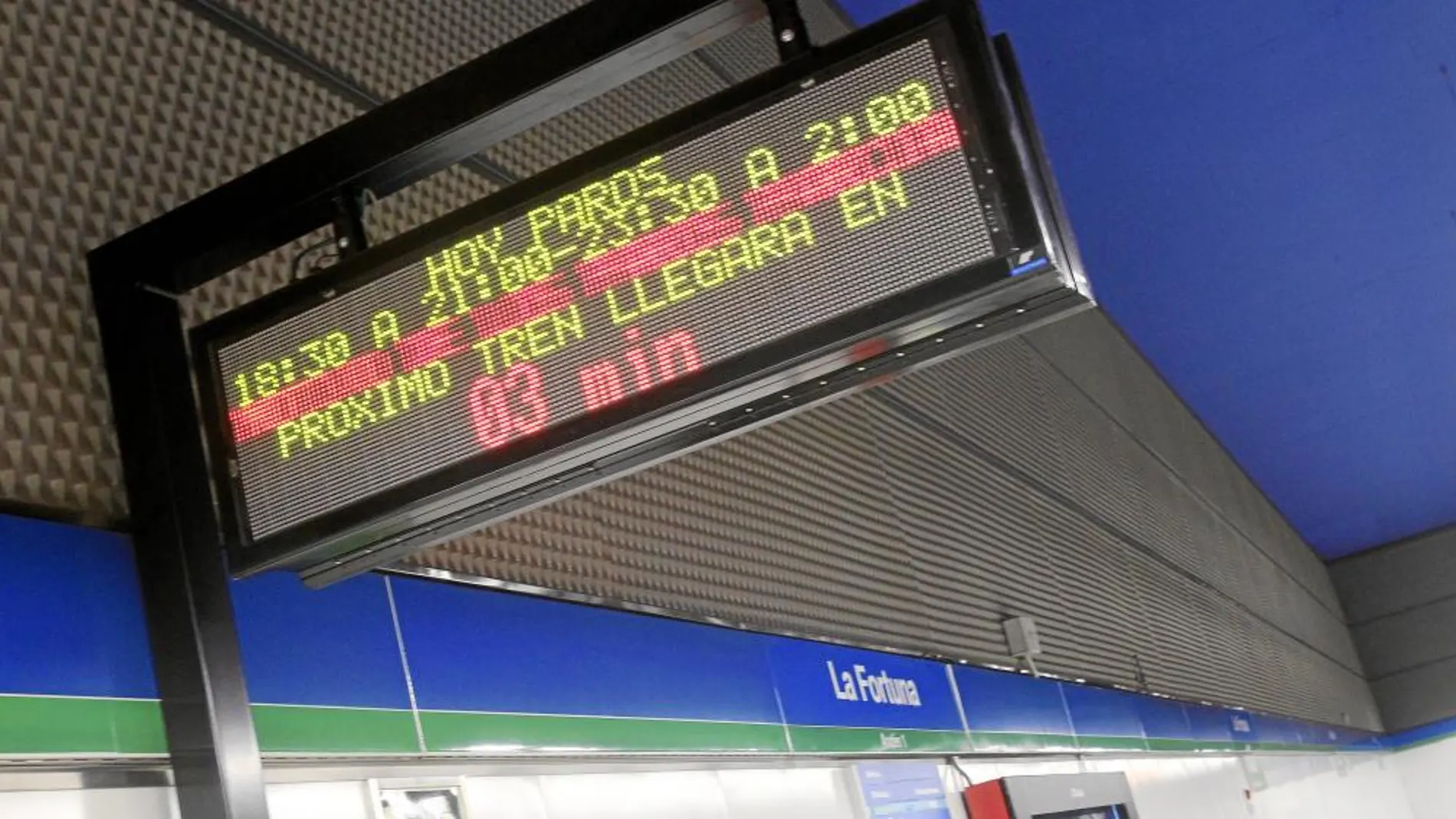 El mes pasado, los usuarios de Metro de Madrid ya sufrieron paros, ya que el seguimiento de la huelga fue masivo