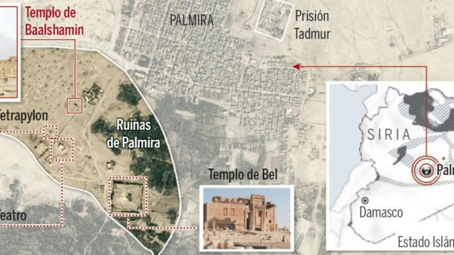 El Estado Islámico acrecienta su guerra cultural en Palmira