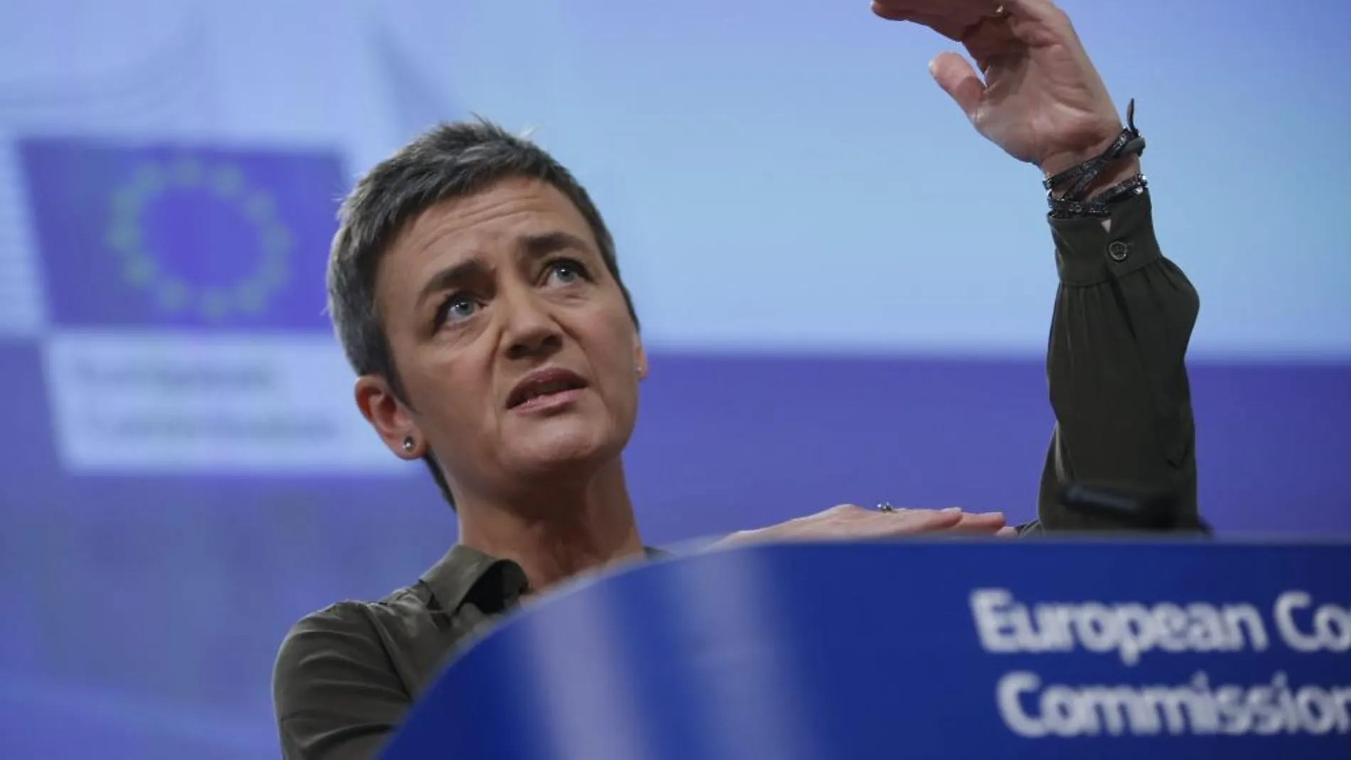 La comisaria europea de Competencia, Margrethe Vestager