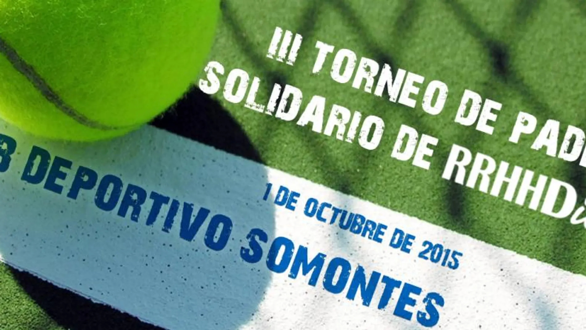 Cartel del torneo solidario