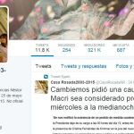 Cristina Fernández se queda con la cuenta de Twitter de Casa Rosada