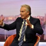 Tony Blair durante una entrevista en la BBC