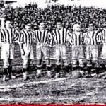 El Atlético, en 1929, cuando se disputó el primer derbi