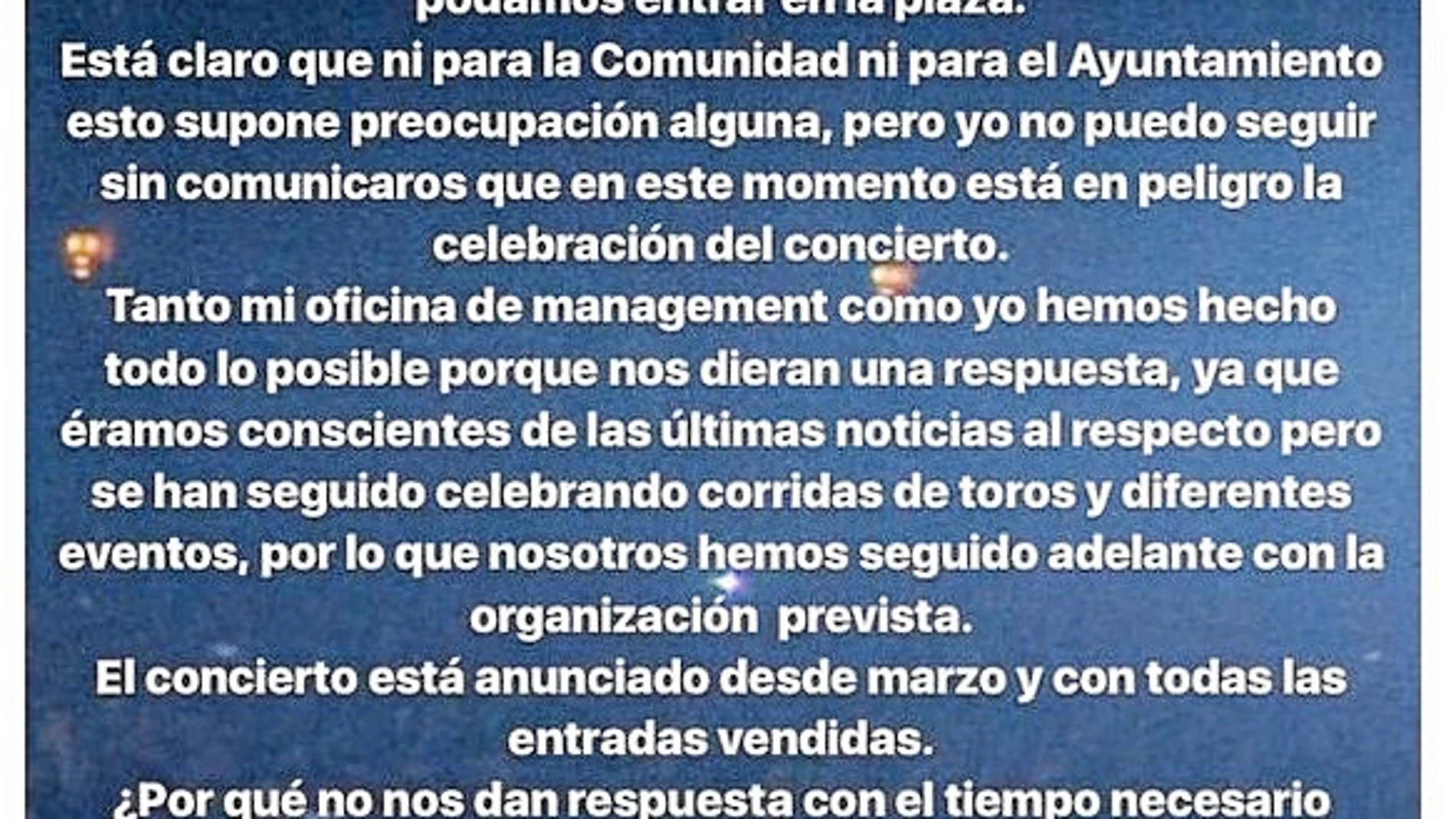 Los conciertos cancelados en Las Ventas se declararon inseguros en agosto