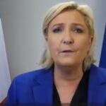 Imagen del vídeo en el que Marine Le Pen pide dinero a sus votantes