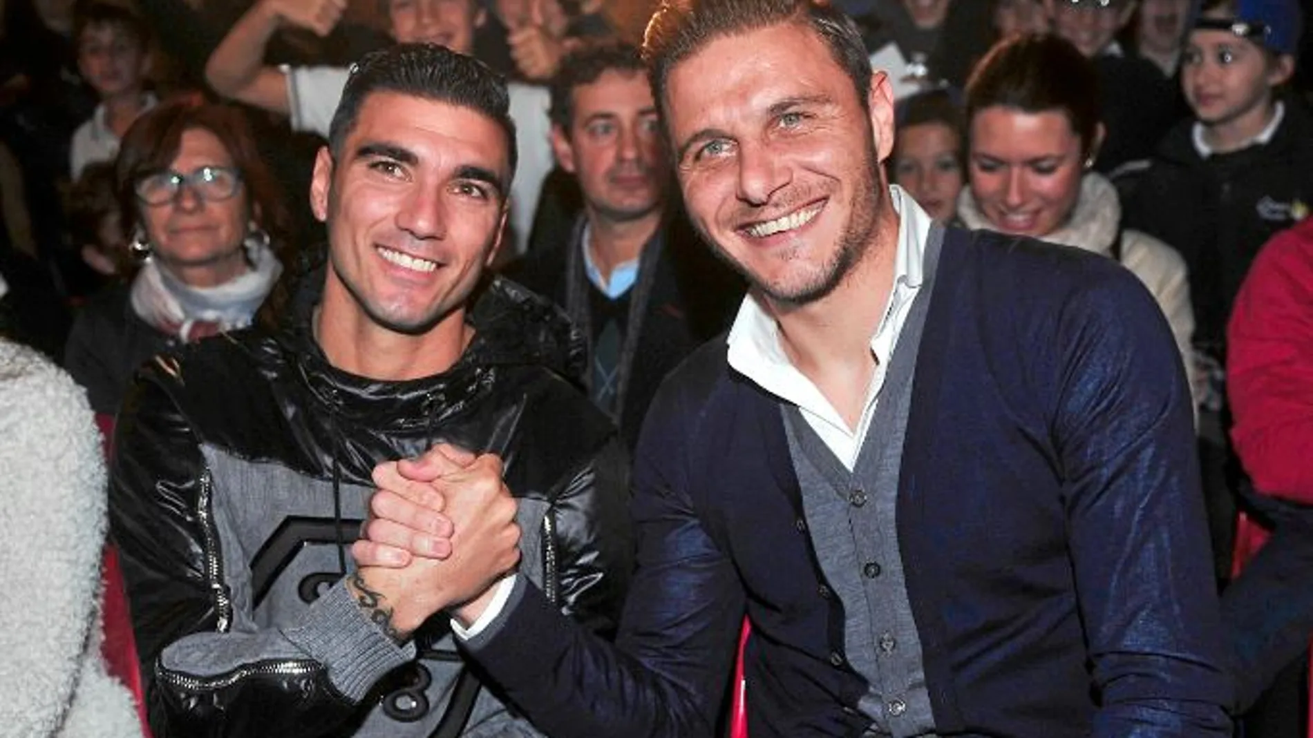 José Antonio Reyes y Joaquín, dos clásicos del derbi sevillano