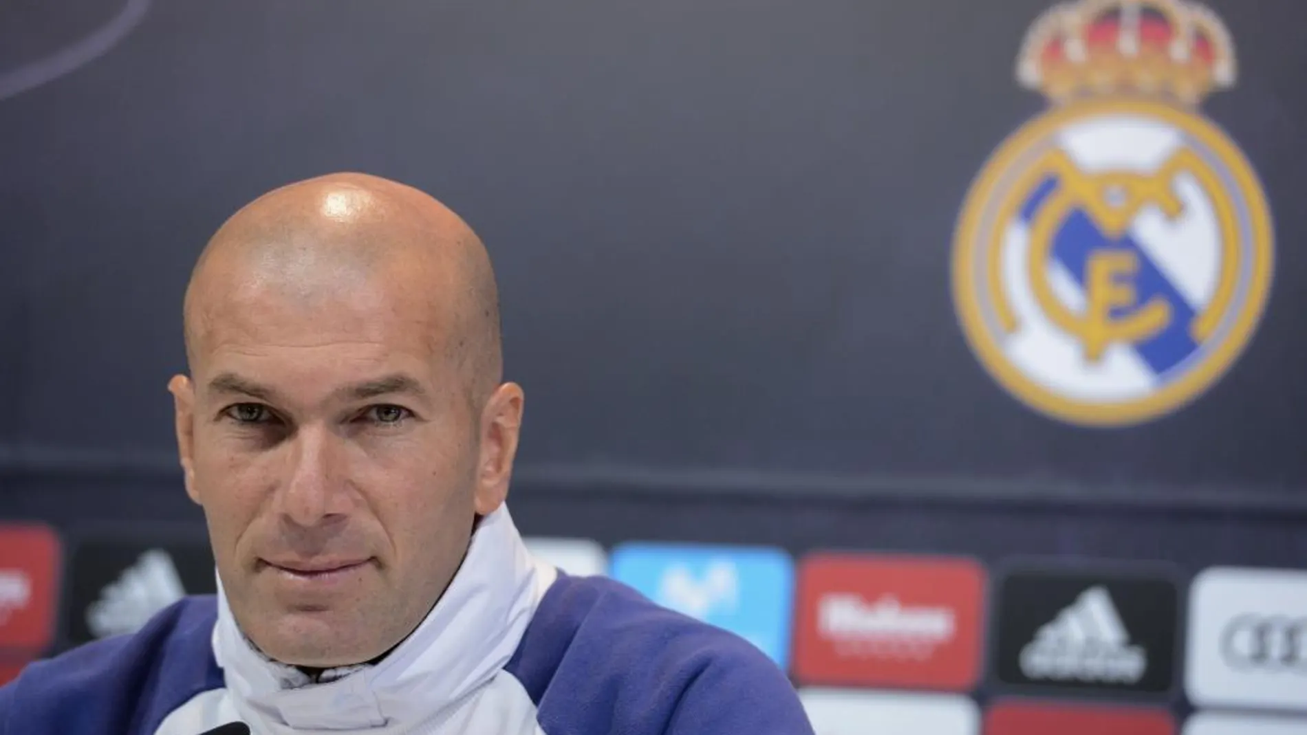 El entrenador del Real Madrid, Zinedine Zidane.