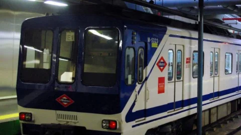Un tren del Metro de Madrid