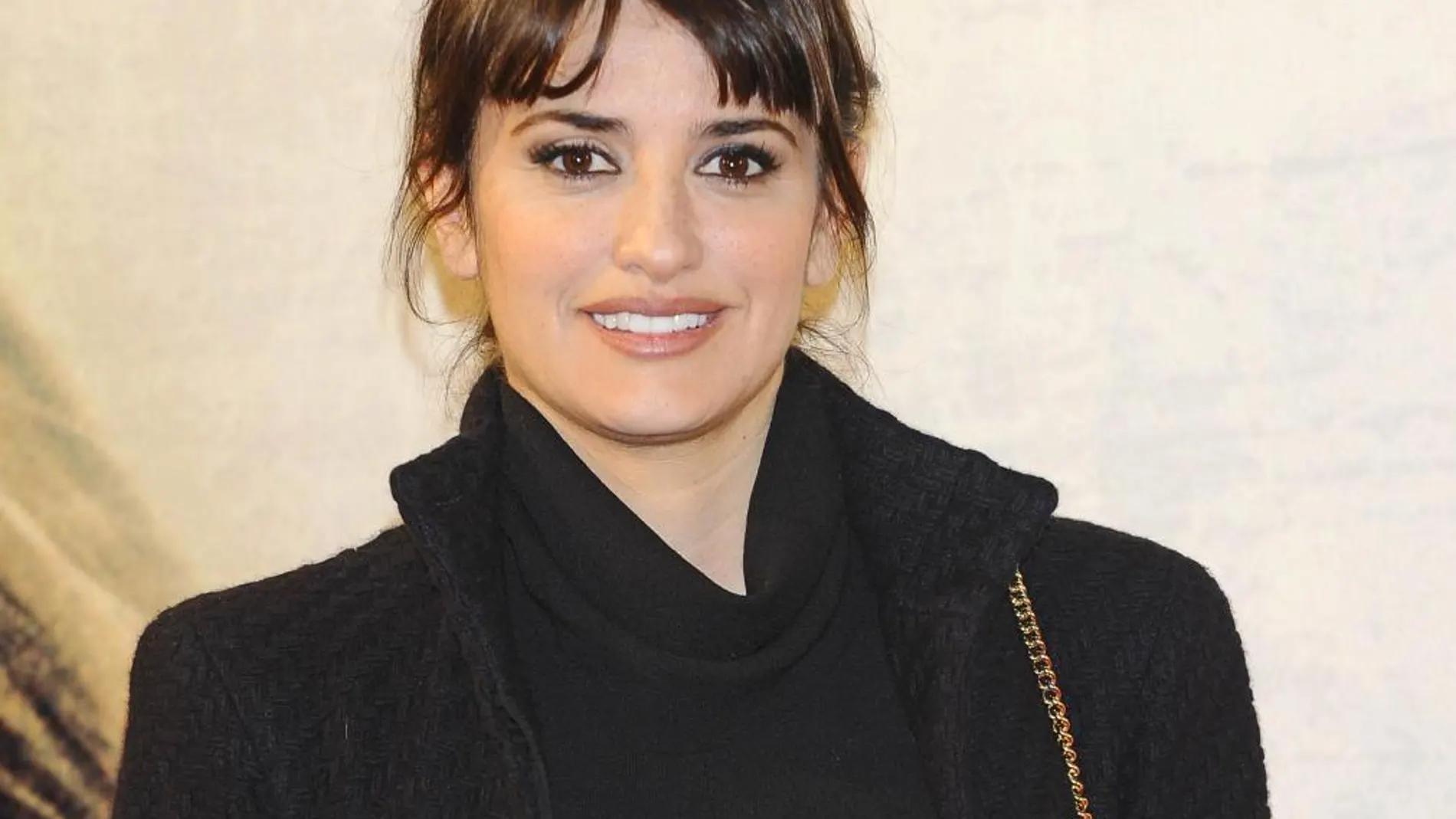 La actriz Penélope Cruz durante la premier de la película «Volver a nacer» el 10 de enero de 2013.Madrid