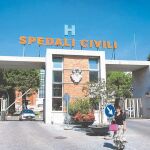 Una vista del Hospital Spedali Civili ,en Brescia, a donde fue traslada la pequeñas desde Trento / Ap