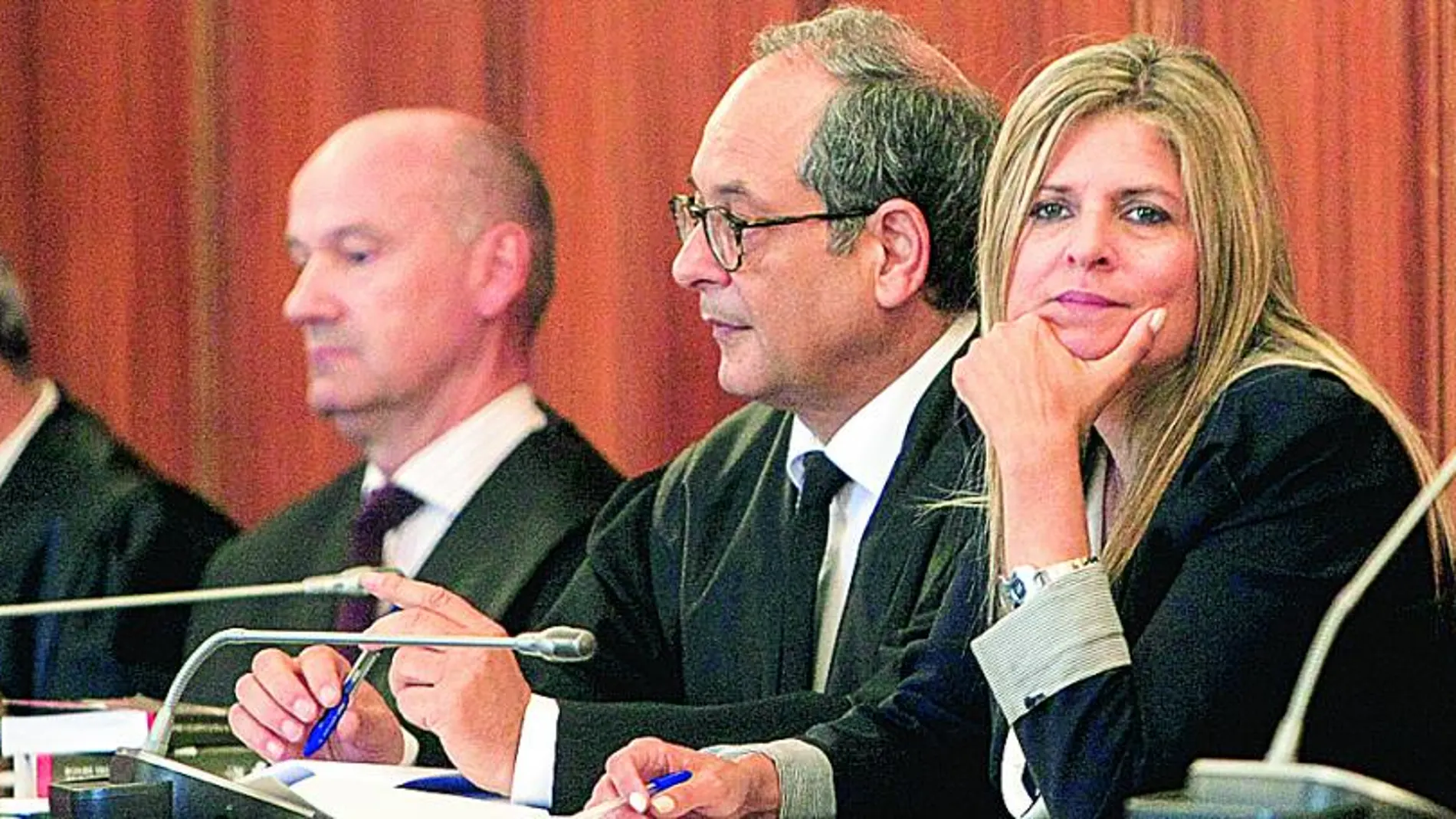 Ana Hermoso, durante la primera sesión del juicio en la Audiencia de Sevilla