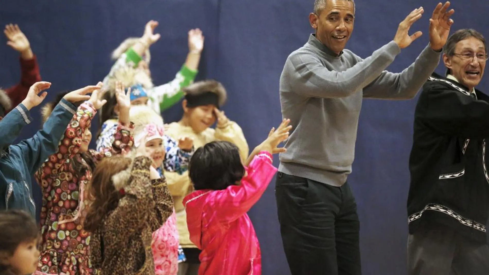 Momento del baile de Obama