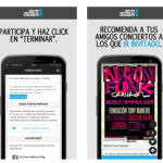 Una app te permite conseguir invitaciones para conciertos