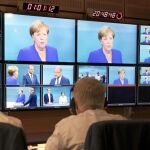 Merkel se impuso ayer a su rival socialdemócrata, Martin Schulz, en un debate que dejó indeferente a la mayoría de alemanes
