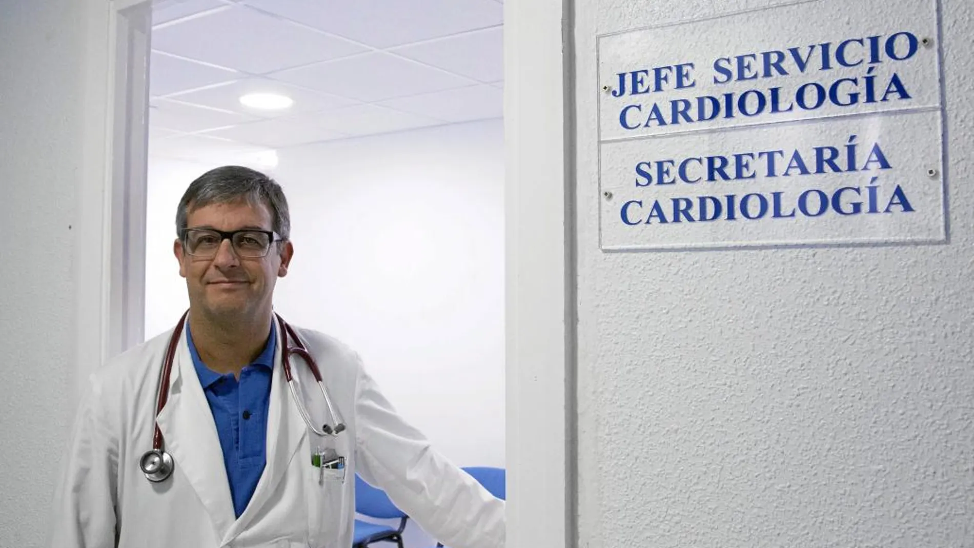 Pedro Luís Sánchez, jefe del servicio de cardiología del hospital de Salamanca, que participa en una alianza Hispano-Portuguesa