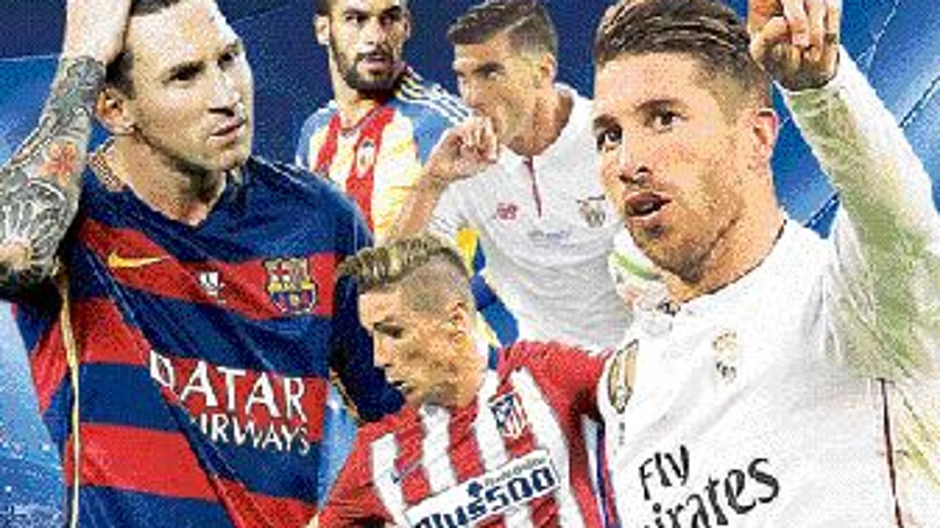 Sergio Ramos, Torres, Messi, Reyes y Torres esperan brillar en la próxima edición de la Liga de Campeones