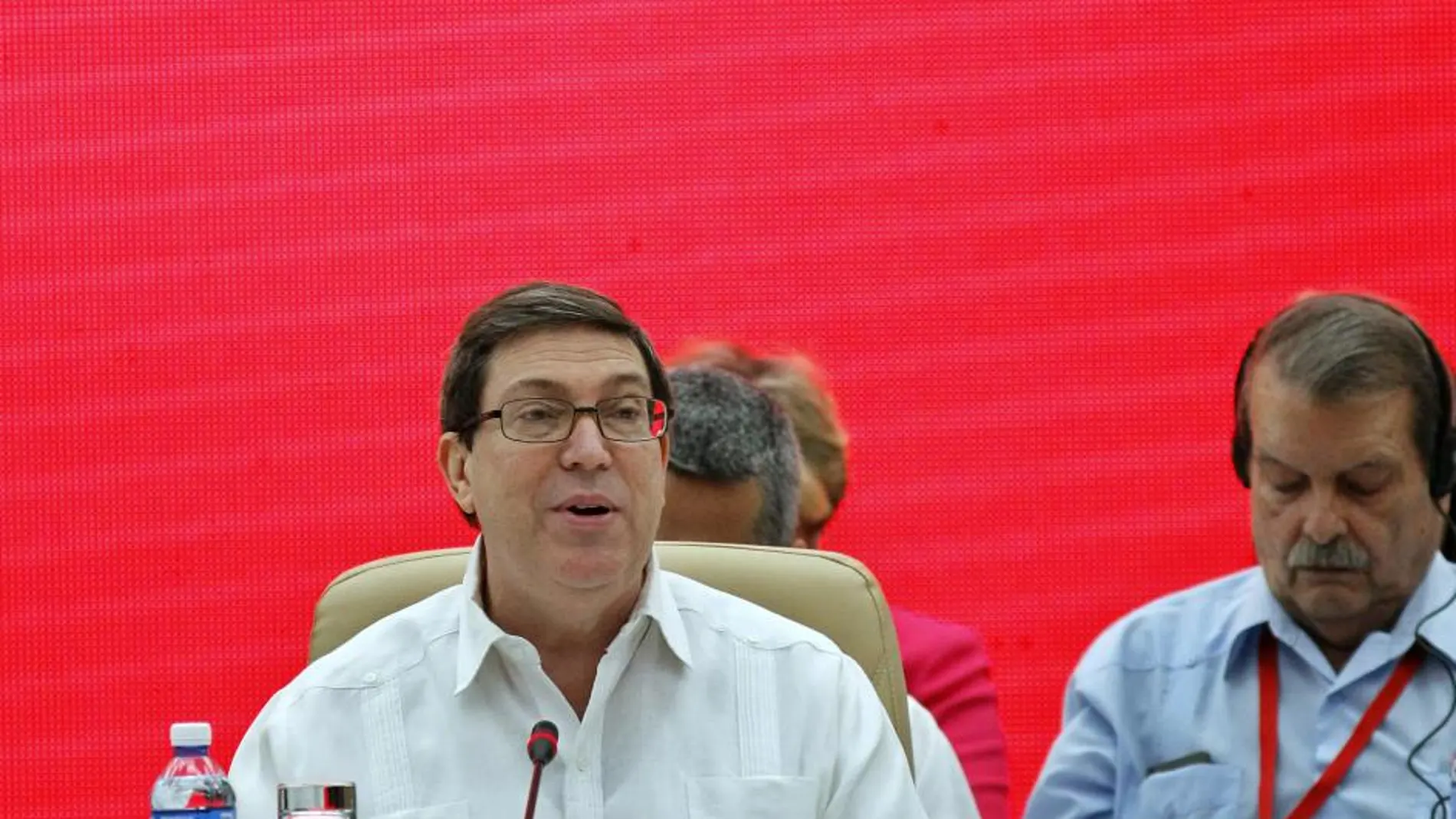 El canciller cubano, Bruno Rodríguez.