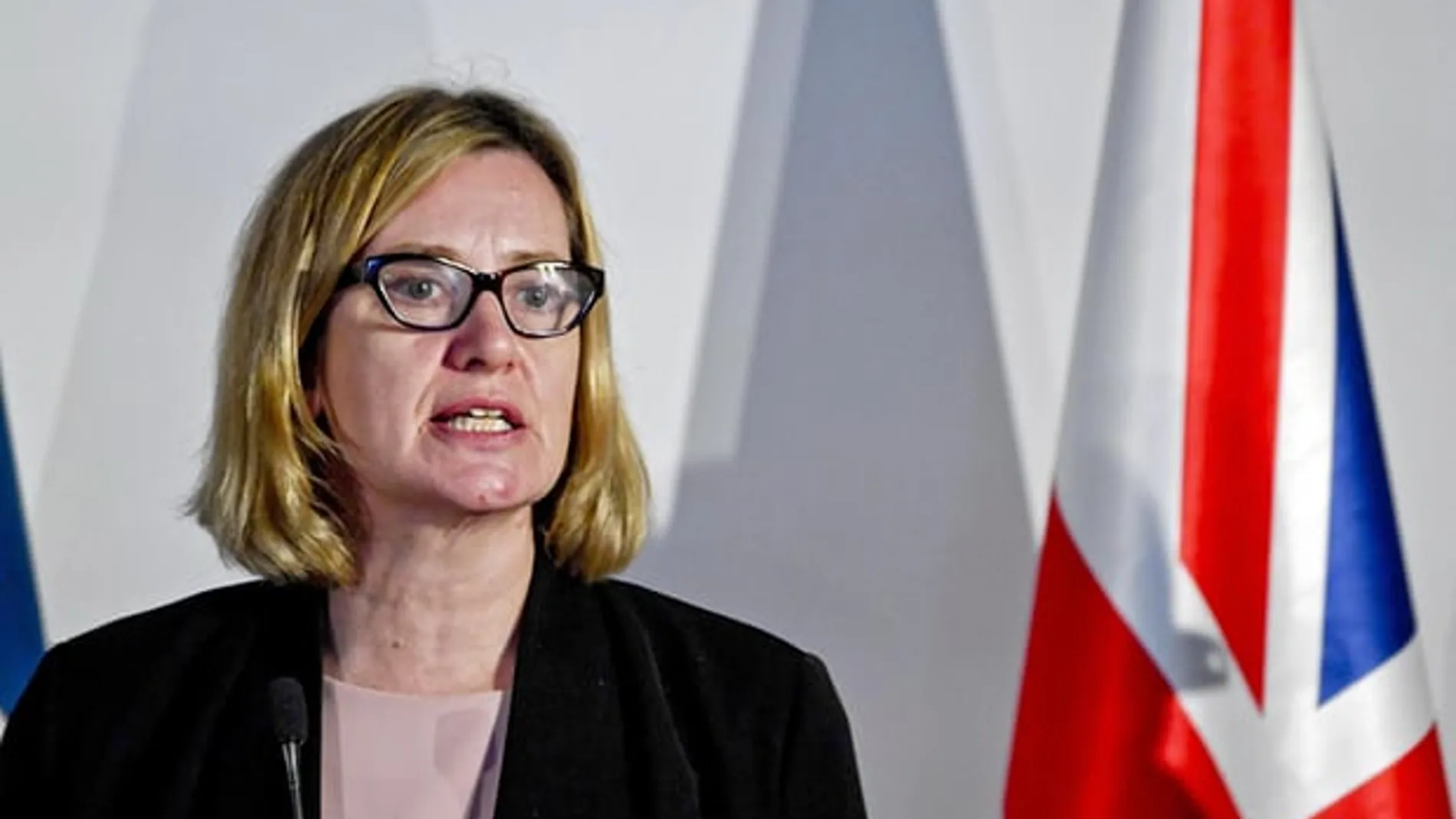 Amber Rudd, ministra de Interior del Reino Unido