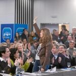 Sánchez-Camacho, ayer, en la escuela de invierno del PP catalán en Barcelona