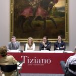 Imagen de 2003 de Miguel Falomir Faus, comisario de la exposición "Tiziano"del Museo del Prado