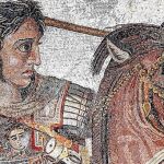 Mosaico de Alejandro en la batalla de Issos, una de las grandes victorias de su campaña contra los persas